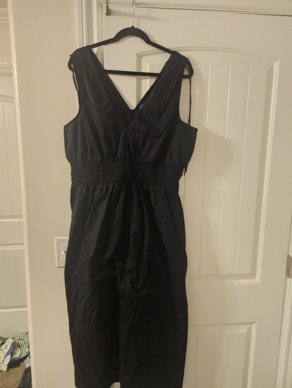 Old Navy Blue Sleeveless V-Neck Midi Dress Size XL